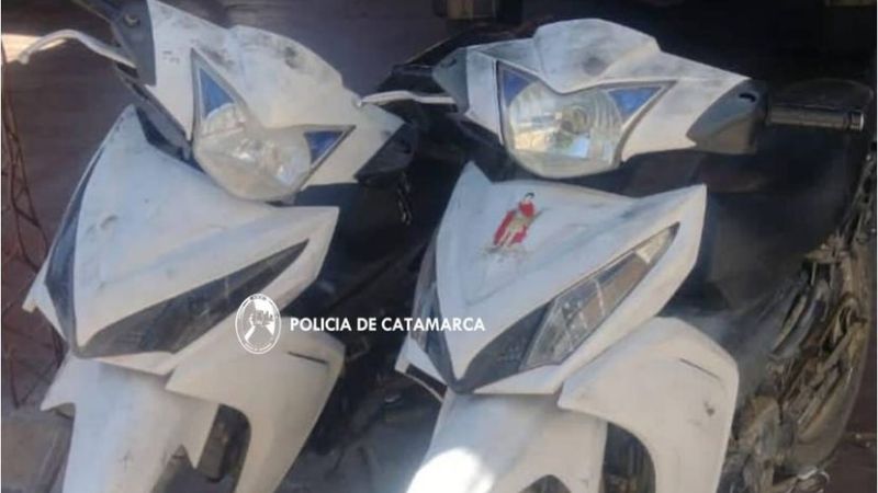 Dos motos robadas y cuatro adolescentes detenidos