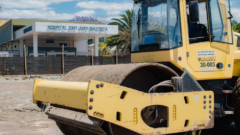 Inició la obra de ampliación del Hospital San Juan Bautista