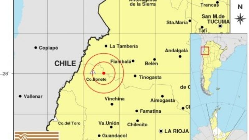 Otro temblor en el Oeste catamarqueño