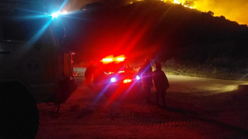 Combatieron un gran incendio en El Tala