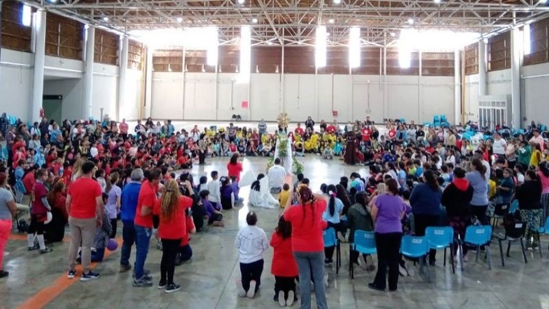 Alrededor de 800 niños vivieron  a pleno su encuentro diocesano