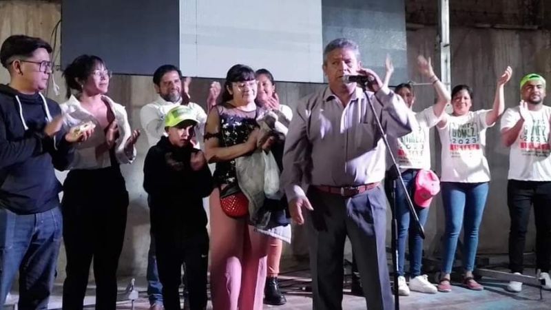 Gómez cerró su campaña con un acto en San José