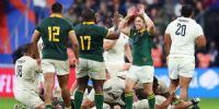 SIEMPRE ABAJO, Sudáfrica superó sobre el final a Inglaterra y jugará la final con Nueva Zelanda.
