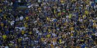 EN MENOS DE DOS HORAS, los hinchas de Boca agotaron las 20 mil entradas que disponía el club para la funal coo Fluminense.