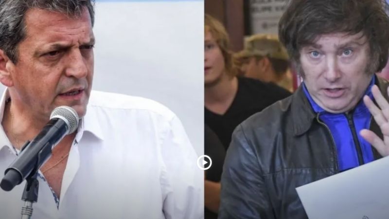 Habrá balotaje entre Sergio Massa y Javier Milei