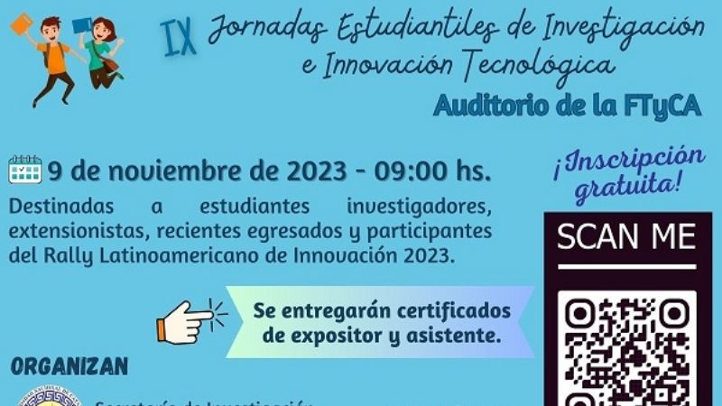Jornadas de investigación e innovación tecnológica