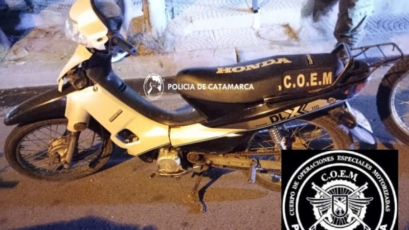 Robaron una moto y por las cámaras de seguridad fueron detenidos