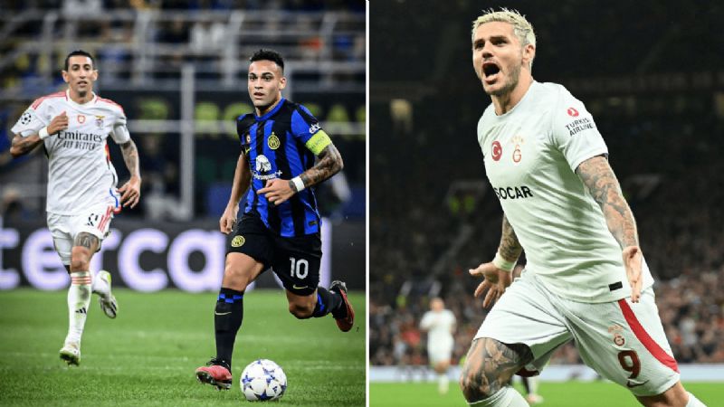 Por la Champions, hoy juegan Lautaro, Di María e Icardi