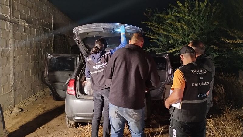 Secuestraron un cargamento con 121 kilos de marihuana