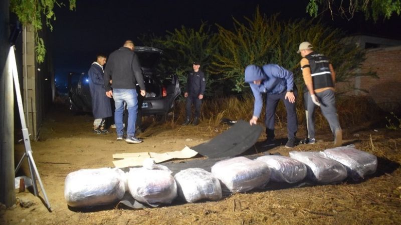 Secuestraron un cargamento con 121 kilos de marihuana