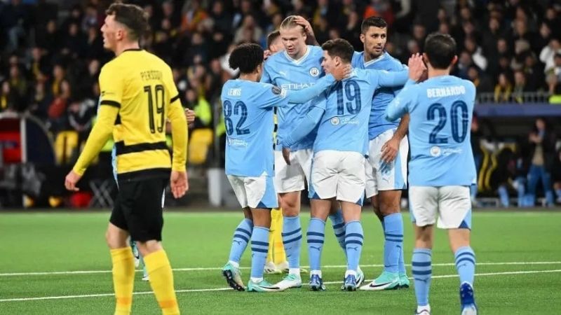 Doblete de Haaland en la victoria del Manchester City