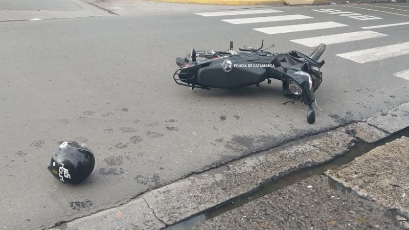 Choque en Chacabuco y Vicario Segura