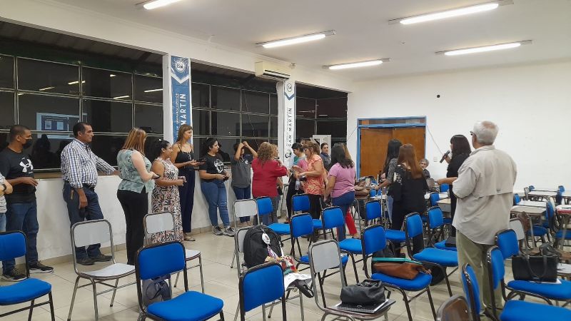 Se capacitó a docentes del Instituto “San Martín” en temáticas inclusivas