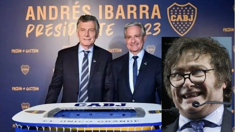 Pedido de Milei a Macri por Boca y contra Riquelme