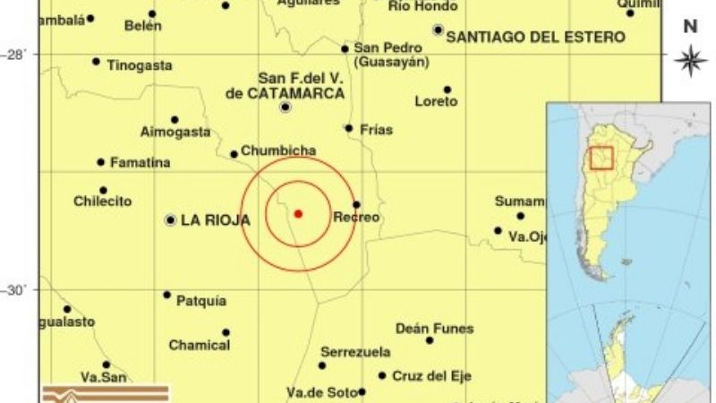 Temblor en el límite con La Rioja