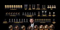 Además de los 8 Balón de Oro, acumula más de otras 100 conquistas.