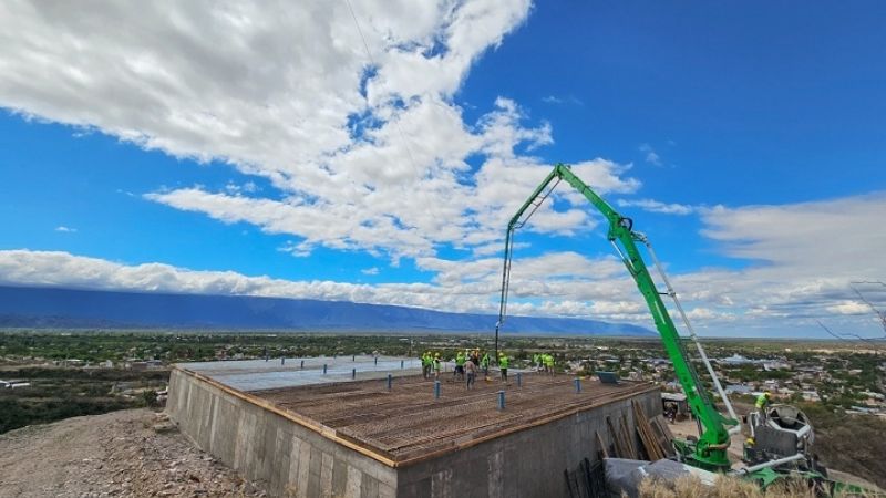 Avanzan en etapas claves de la obra Acueducto y Cisterna Cruz Negra
