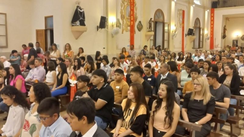 Culminaron las fiestas patronales en la parroquia Sagrada Familia