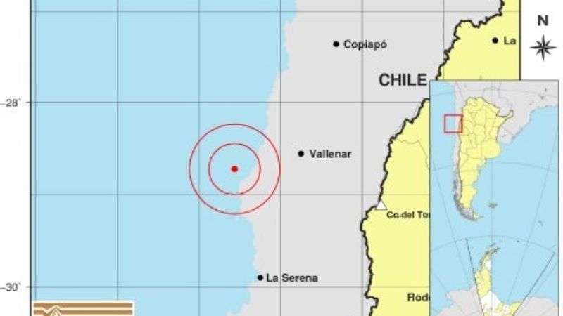 Fuerte sismo en el Pacífico, se sintió en Catamarca
