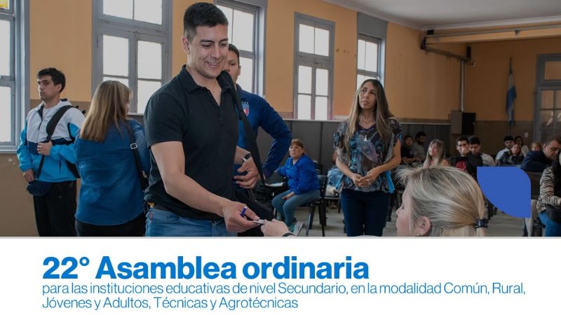 22° Asamblea ordinaria para las instituciones educativas