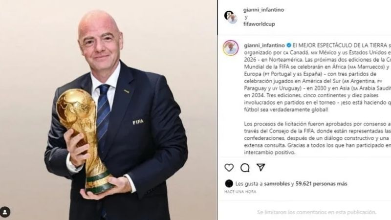 El Mundial 2034 será en Arabia Saudita