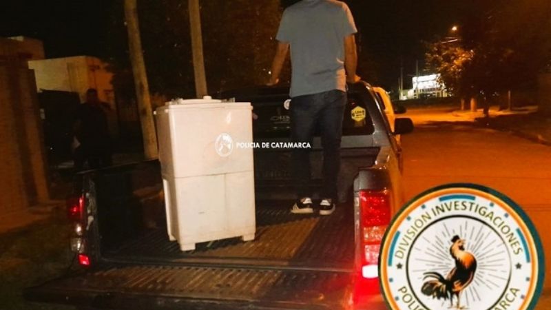 Recuperan un lavarropas robado