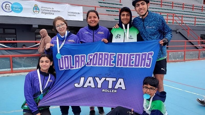 El Patín Carrera hizo historia en los “Juegos Evita”