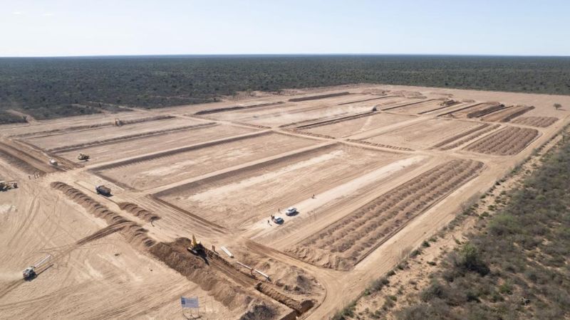 Avanza la obra de cloacas en Recreo destinada a 14 mil habitantes