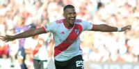 DE RACHA. El venezolano Rondón convirtió en el Superclásico ante Boca, y hoy fente a Talleres.