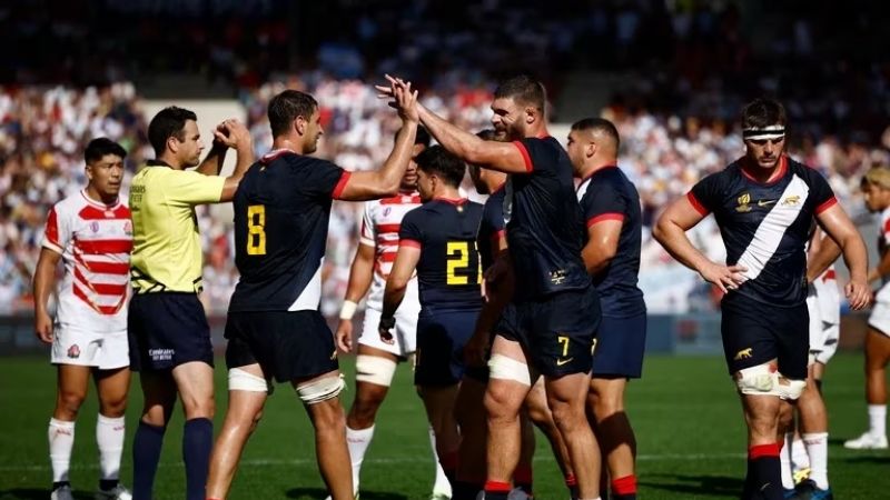 Los Pumas están en los 4tos. del Mundial