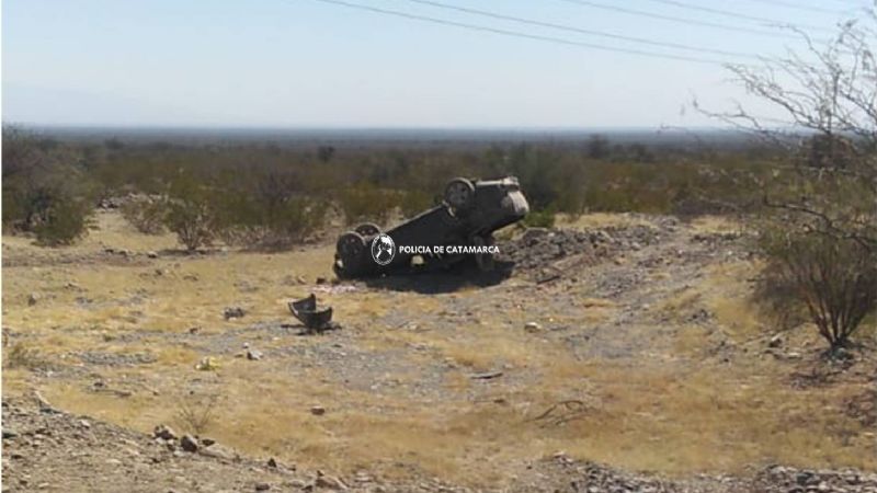 Perdió la vida en un accidente en Pomán