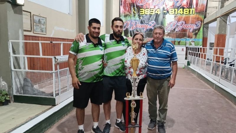 Bustos y Soria ganaron el torneo de bochas del Cicles Club