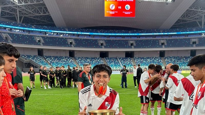 Catamarqueño campeón con River en China