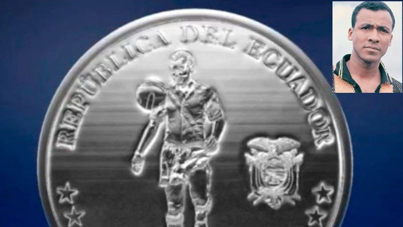 Ecuador dedicó una moneda a su ídolo futbolero