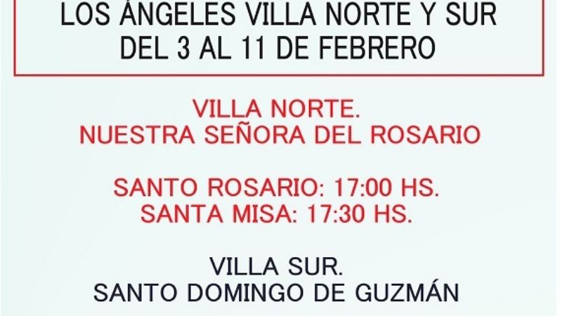 Fiestas patronales en Los Ángeles