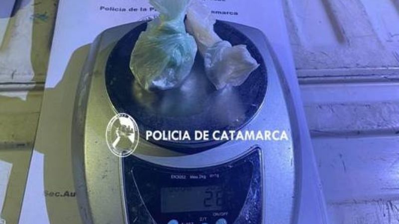 Secuestran cocaína y detienen a un hombre