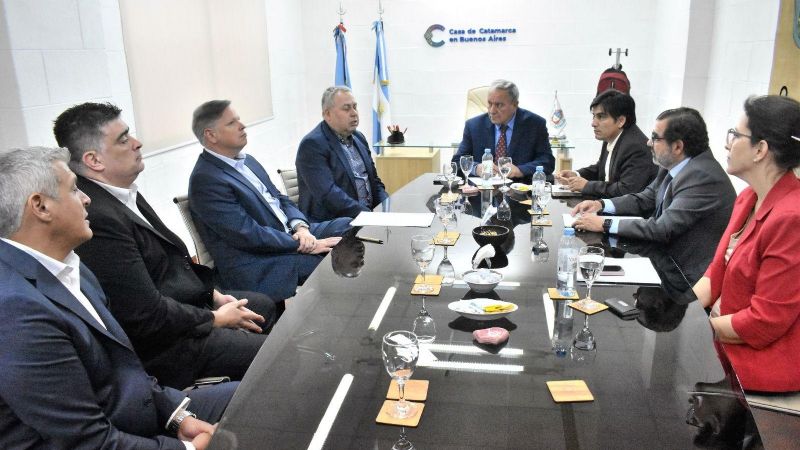 El Vicegobernador se reunió con la empresa que será accionista principal del proyecto MARA