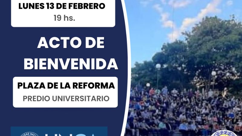 Facultad de Tecnología: acto de bienvenida  para los ingresantes