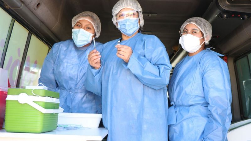 Operativo “Vacunate casa x casa” para niñas y niños