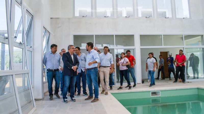 Jalil realizó una visita de obra del predio de Casa Activa