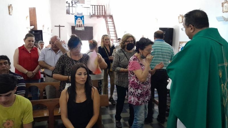 Misa por “Rojitas” a dos meses de su asesinato