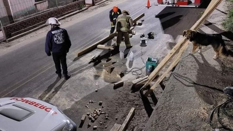 Se derrumbó una vivienda en Santa María