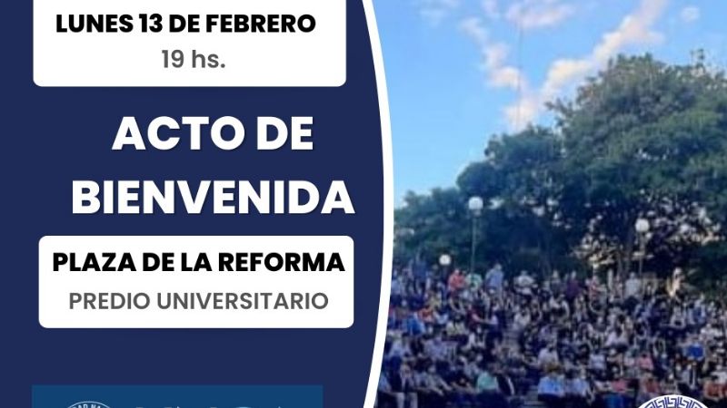 Acto de bienvenida en la Facultad de Tecnología