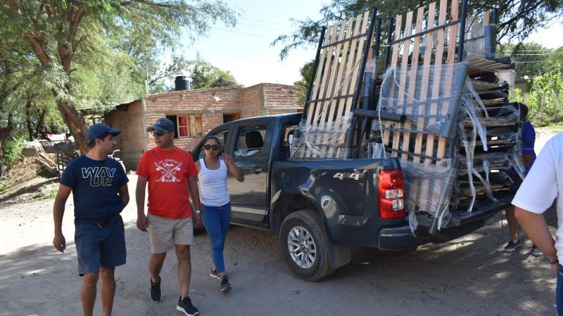 Nación envió ayuda a los damnificados por las lluvias en Santa María