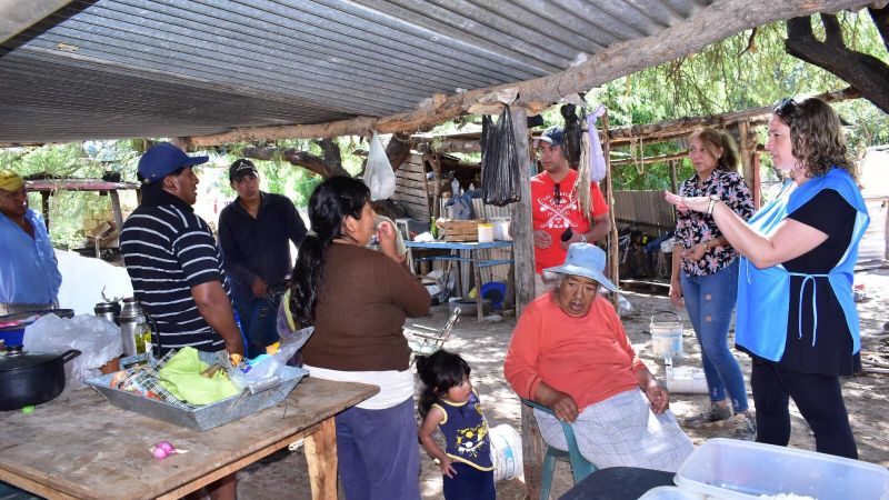 Nación envió ayuda a los damnificados por las lluvias en Santa María