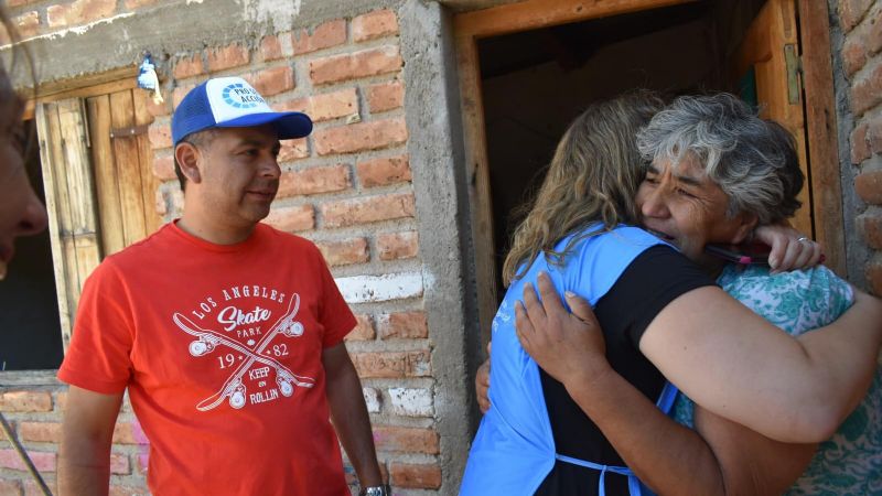 Nación envió ayuda a los damnificados por las lluvias en Santa María