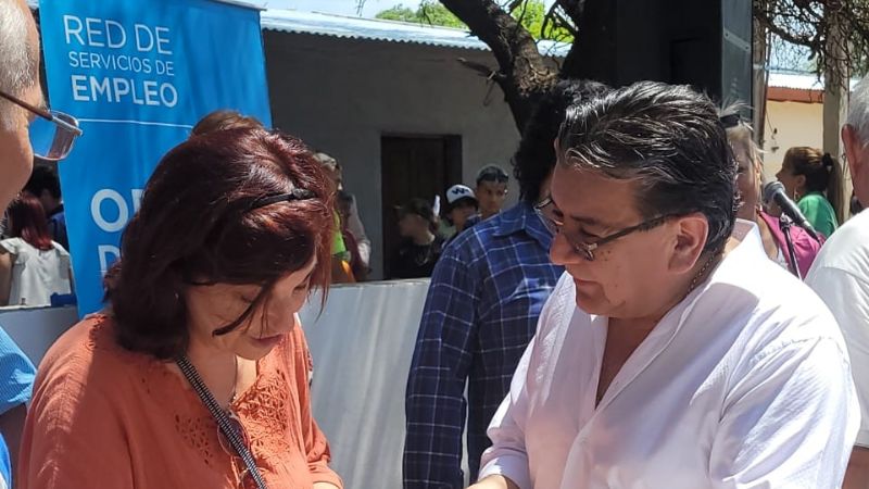 El Presidente del RENATRE y la Ministra de Trabajo de la Nación inauguraron tres centros CRECER en Catamarca