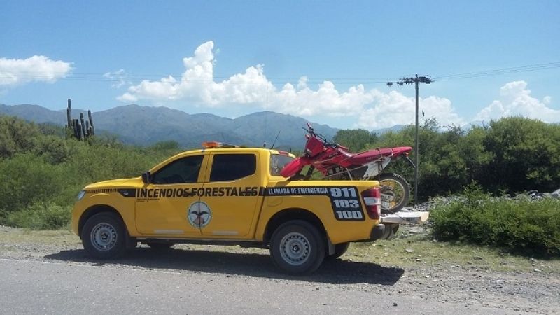 Incendio forestal cerca de Concepción
