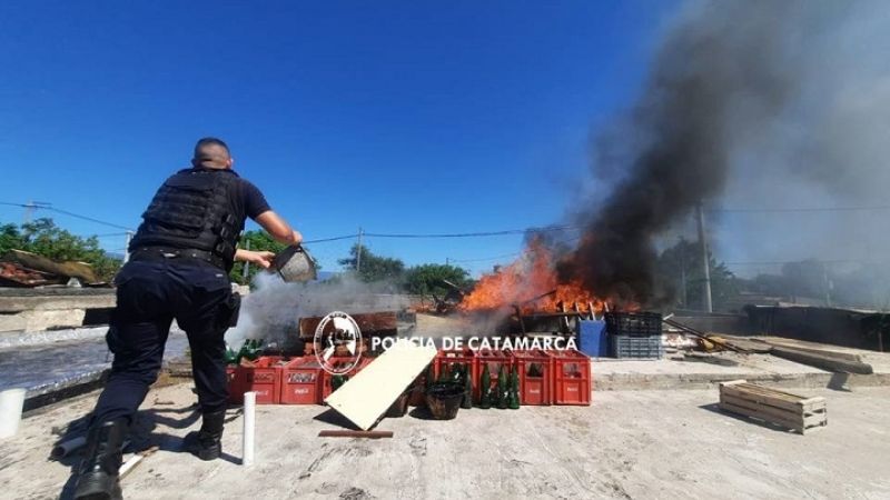Incendio dejó un hombre hospitalizado