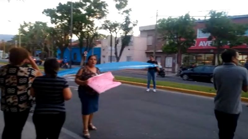 Protesta de docentes